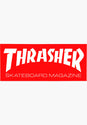Skate Mag Standard Sticker 1-1/2 x 4 red Vorderansicht