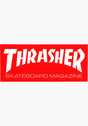 Skate Mag Standard Sticker 1-1/2 x 4 red Vorderansicht