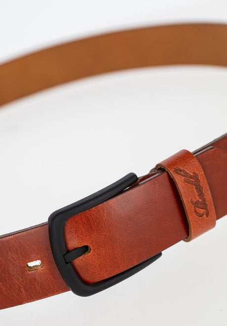 All Black Buckle Belt vintagehazel Rueckenansicht