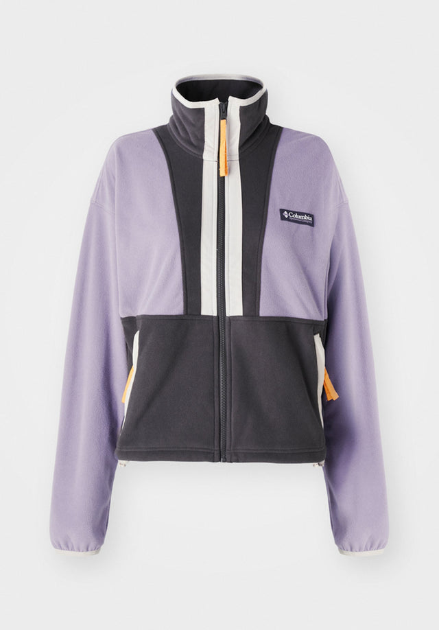 Backbowl II Full Zip Fleece shalepurple-shark-darkstone Vorderansicht