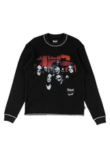 x Slipknot Masks Boxy Contrast Stitch Thermal black-white Vorderansicht