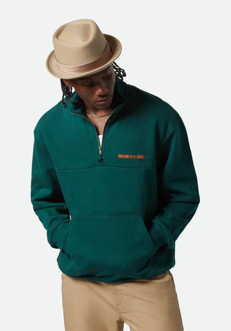 Embroidered Heavy Weight HZ deepemerald Vorderansicht