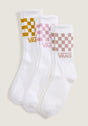 Classic Crew Check 3er-Pack pinkdawn Vorderansicht