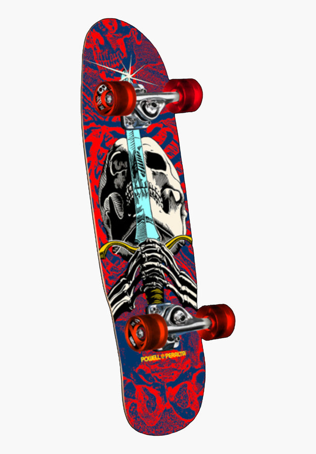 Mini Skull & Sword II navy-red Vorderansicht