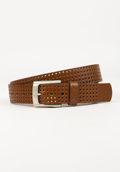 Punched brown Vorderansicht