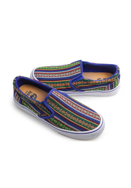 50 Slips QQRQ zapotec-blue-white Closeup1