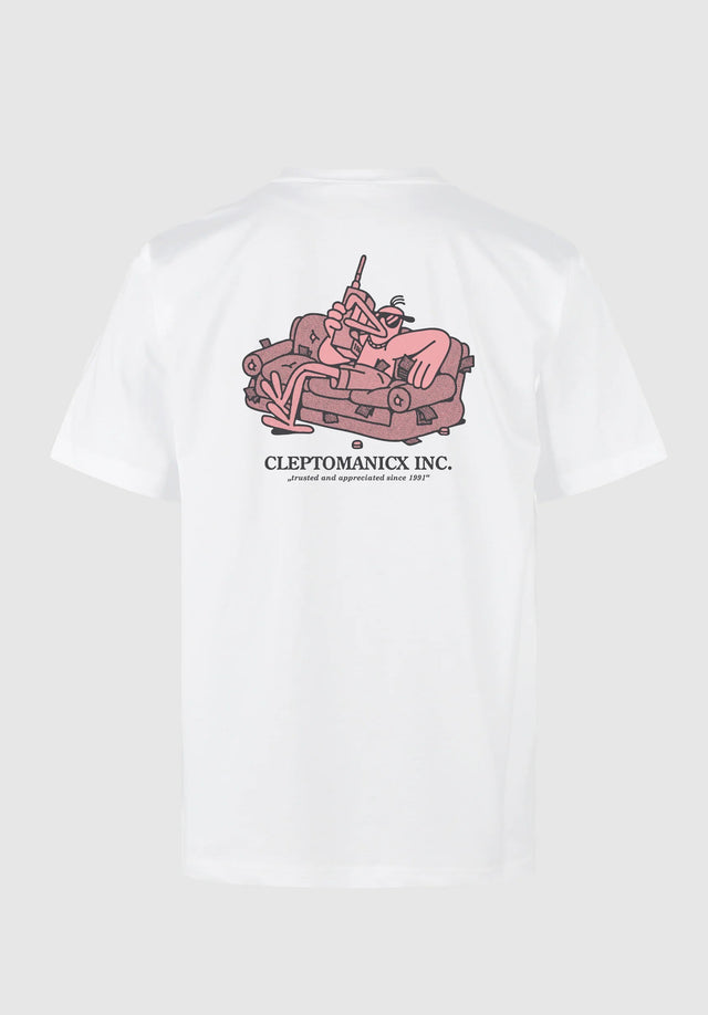 Sofa Bank white Vorderansicht