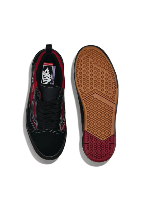 Skate Old Skool Wafflecup black-red Closeup1