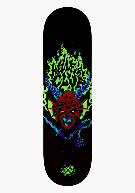 X Stranger Things Hellfire Club glow-in-the-dark Rueckenansicht