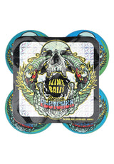 Greyson Fletcher Guest Chubbies Swirl 99A green-blue Rueckenansicht