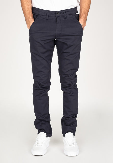 Flex Tapered Chino navy Vorderansicht
