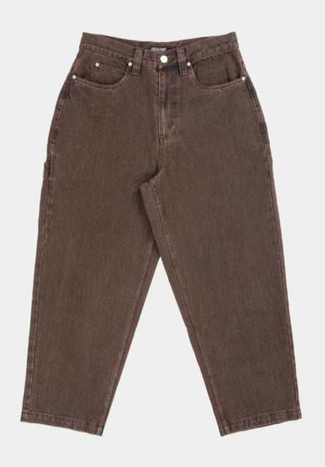 Santa-Cruz Railroad Jeans coffee – Vorderansicht