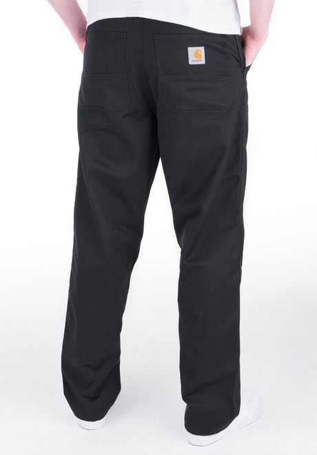 Simple Pant blackrinsed Rueckenansicht