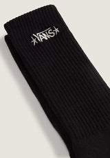 Skate Atiba Haze Crew Socks black Rueckenansicht
