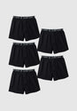 Boxerbrief 5er Pack black Vorderansicht