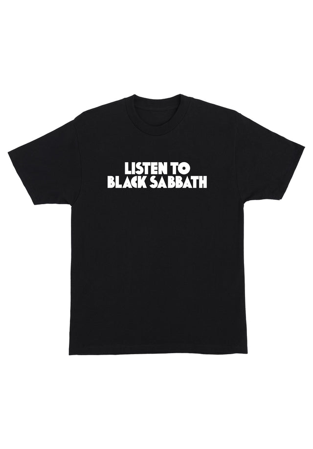 x Black Sabbath Listen to Black Sabbath black Vorderansicht