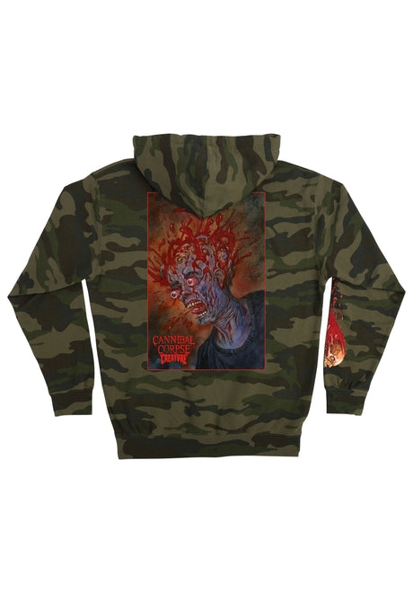 x Cannibal Corpse Heavyweight forest camo Rueckenansicht