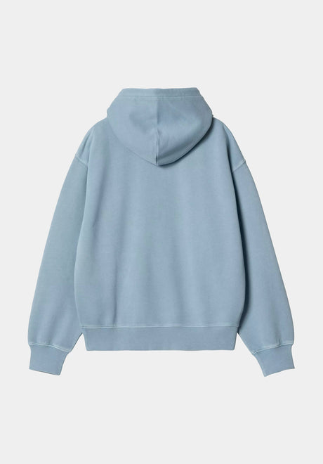 Hooded Nelson claybluegarmentdyed Rueckenansicht