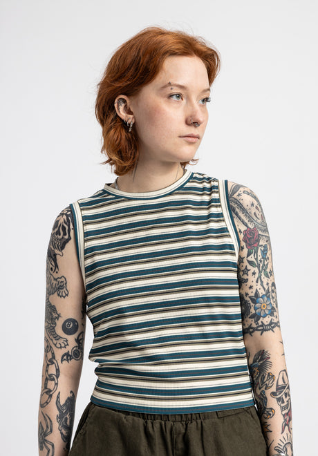 Azra offwhite-striped Vorderansicht