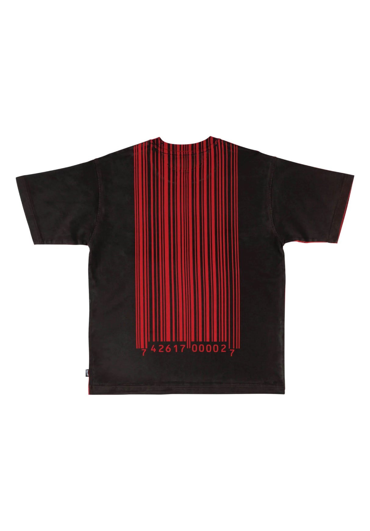 x Slipknot Barcode Boxy Overprint black Rueckenansicht