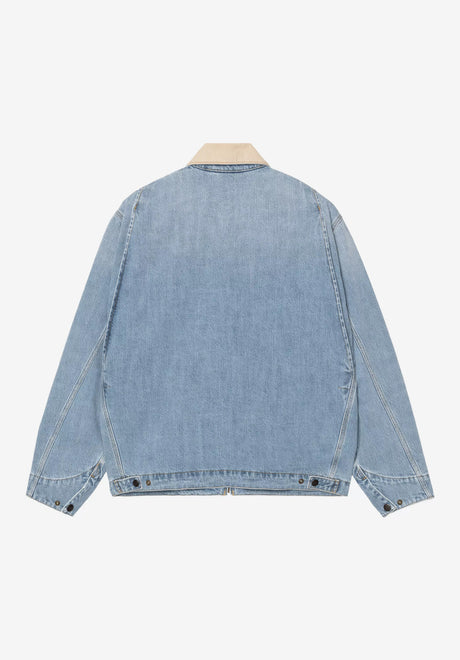 OG Detroit blue-dustyHbrownburstwashed Rueckenansicht