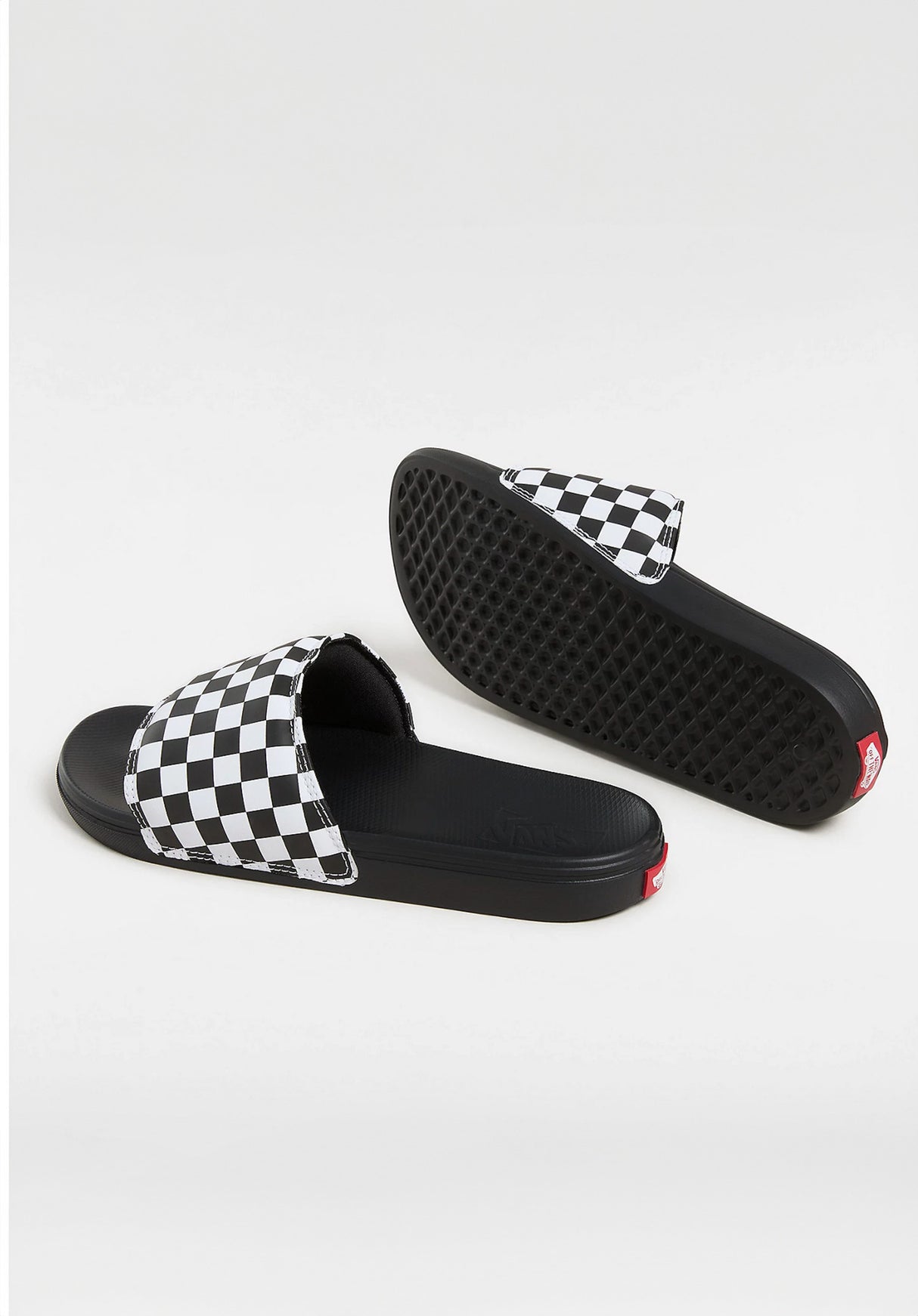 MTE La Costa Slide-On checkerboard-truewhite-black Closeup1