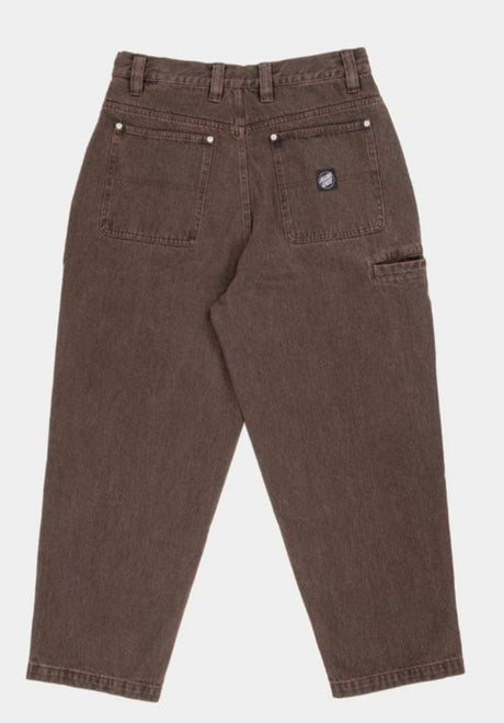Santa-Cruz Railroad Jeans coffee – Rückenansicht