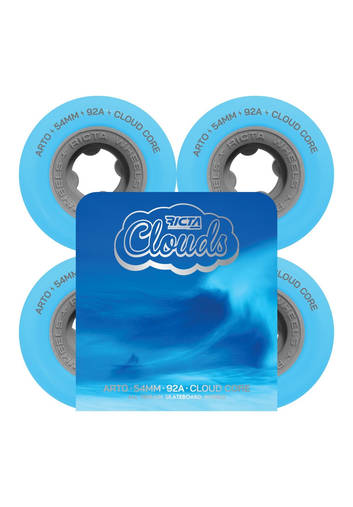 Arto Saari Clouds 92A lightblue-asphalt Closeup1