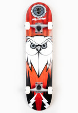 Blackbird Owl black-red-white Vorderansicht
