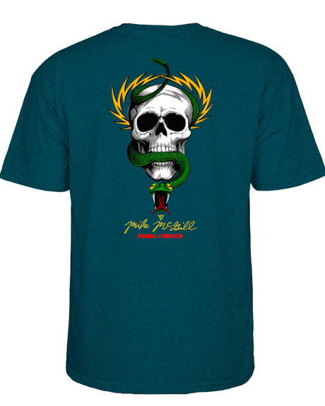 Mc Gill Skull & Snake midnightteal Vorderansicht