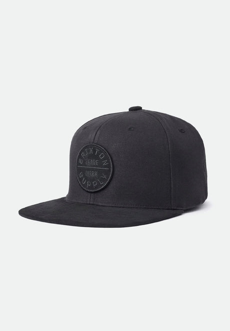 Brixton Oath III Cap black-black-black – Vorderansicht