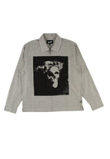 Crowned Printed Oxford black Vorderansicht