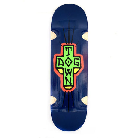 Spray Cross Loose Trucks w/ Wheel Wells blue full dip Vorderansicht