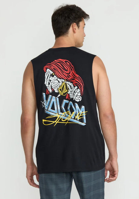 Dropped This Sleeveless antiqueblack Vorderansicht