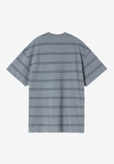 W' Bert Pocket bertstripe-shadyblue-shadypurplegarmentdyed Rueckenansicht