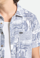 Charter Print navy-whitecollage Closeup1