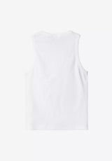 W' Philips A-Shirt white Rueckenansicht