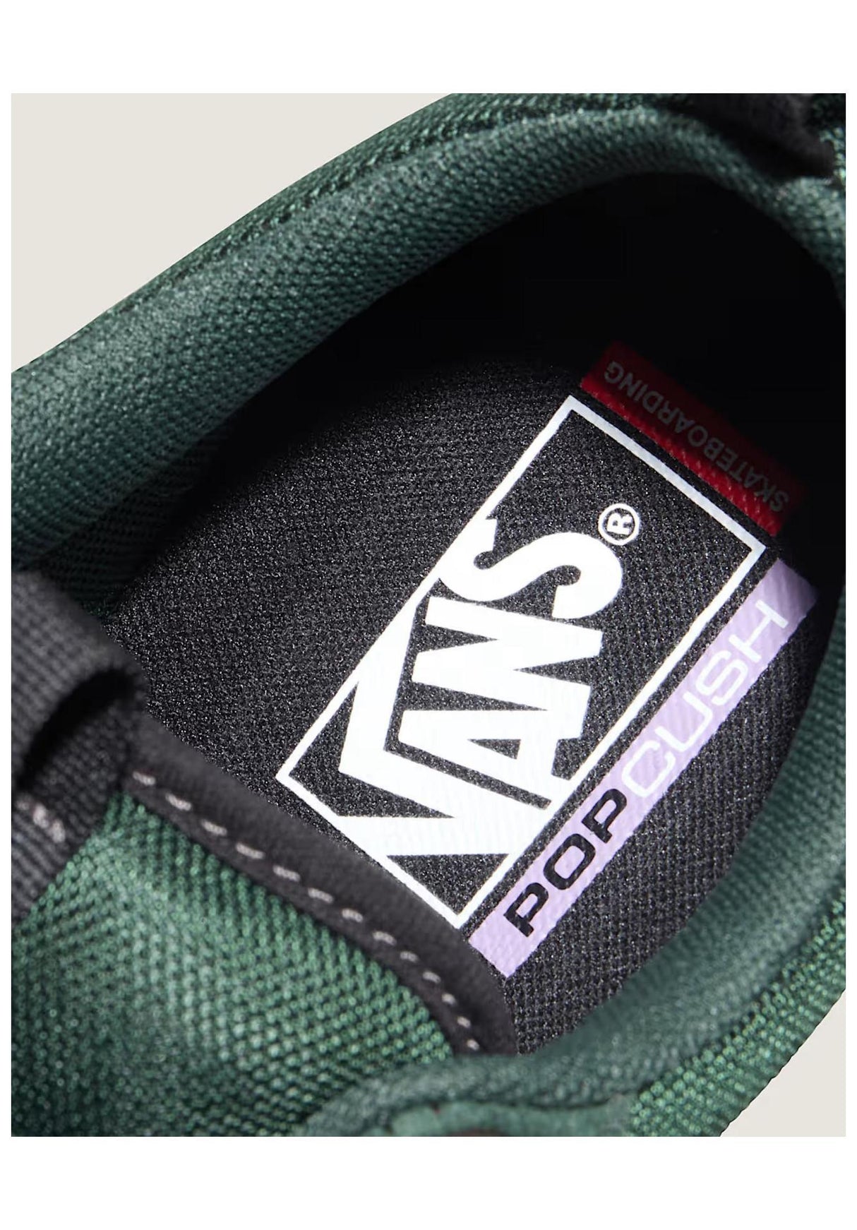 Skate Old Skool 36 + green-gum Seitenansicht