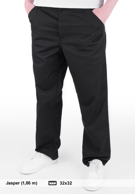 Simple Pant blackrinsed Vorderansicht