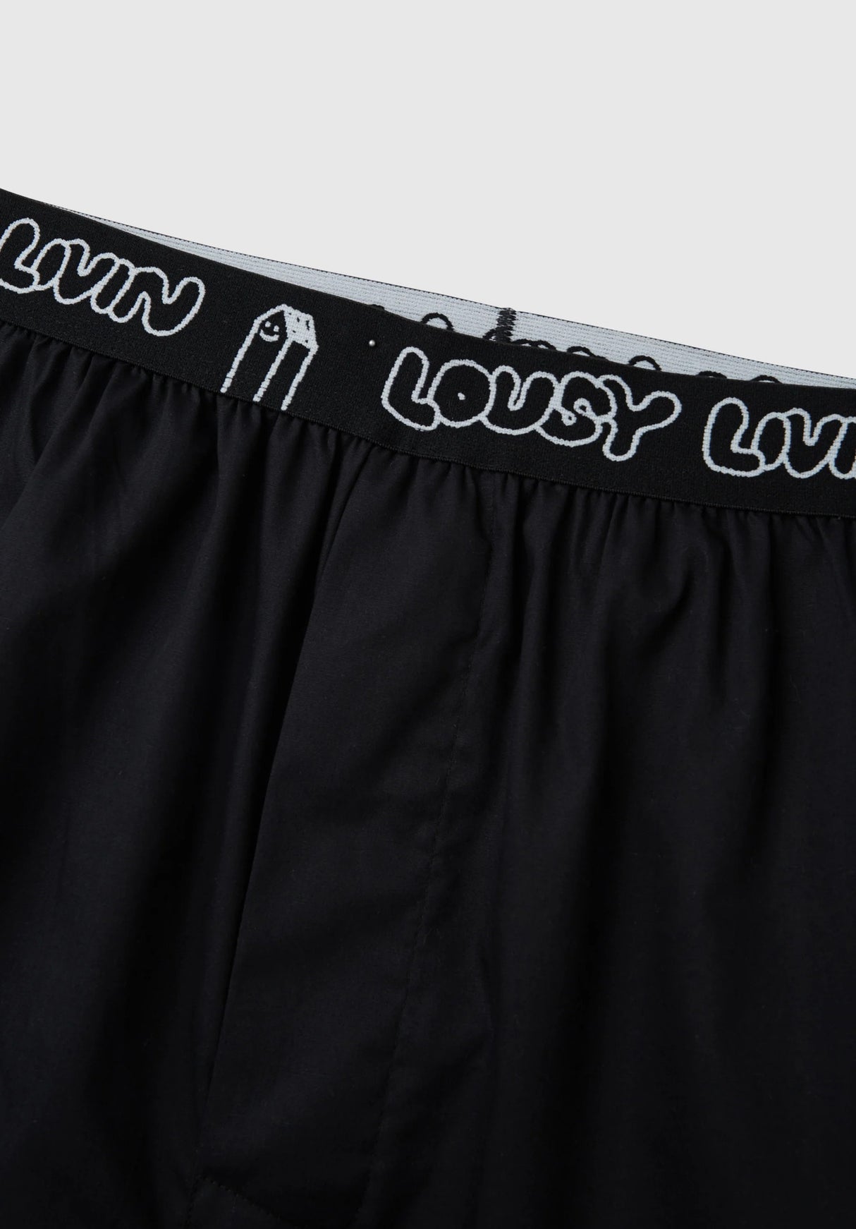 Boxerbrief 5er Pack black Rueckenansicht