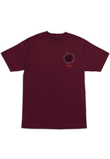 X Stranger Things Hellfire Pit maroon Rueckenansicht