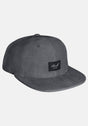 Flat 6-Panel Cap bluegrey-cord Vorderansicht