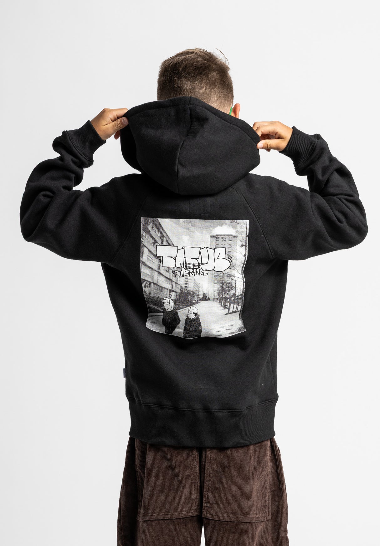 Hood Walk black Vorderansicht