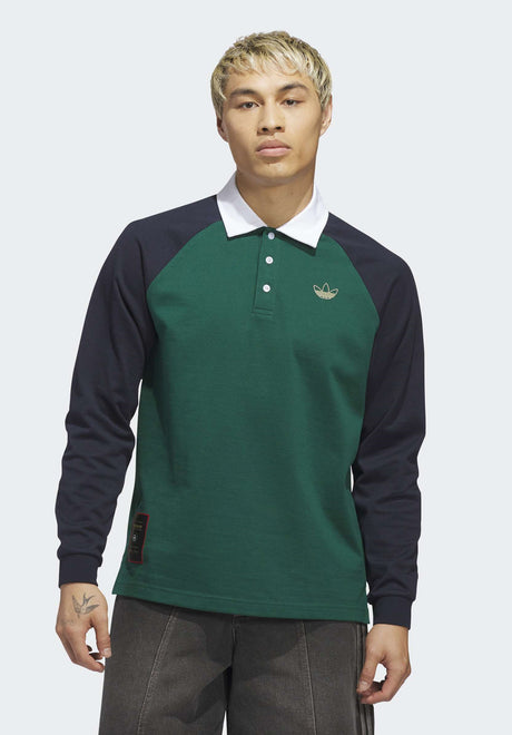 Tyshawn Rugby green-navy Vorderansicht