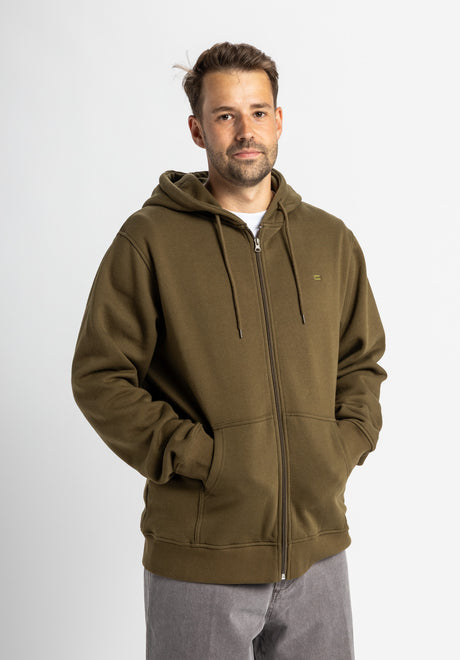 Easy Zip olive Vorderansicht