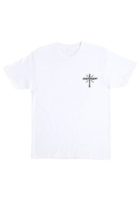 Dressen Skull Rose Heavyweight white Vorderansicht