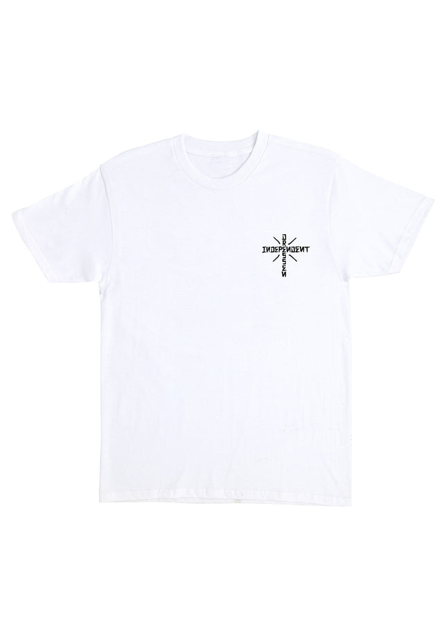 Dressen Skull Rose Heavyweight white Vorderansicht