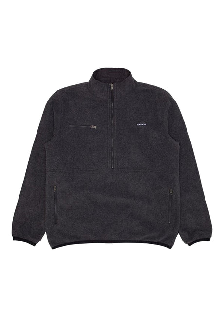 GX1000 Reversible Polar Fleece Übergangsjacke black – Rückenansicht