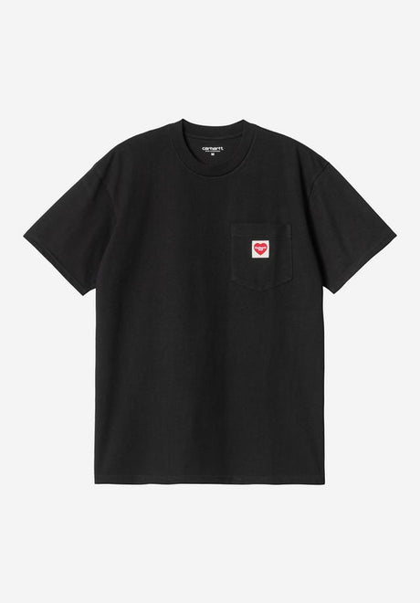 Pocket Heart black-red Vorderansicht