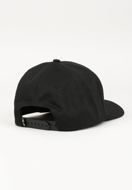 Arch Snapback black Rueckenansicht